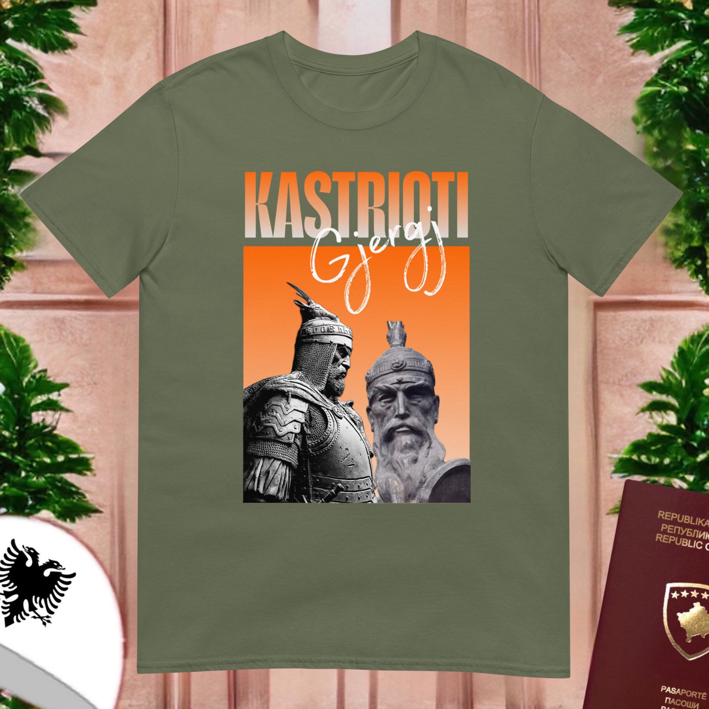 Gergj Kastrioti Porträt T-Shirt
