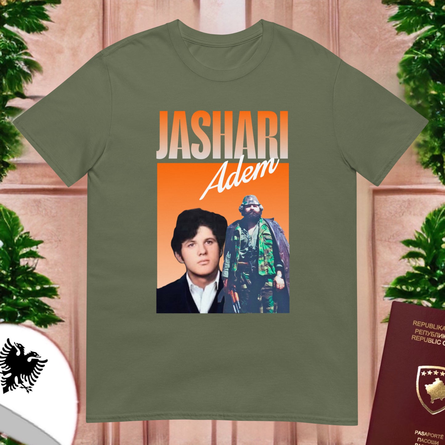 Adem Jashari Porträt T-Shirt