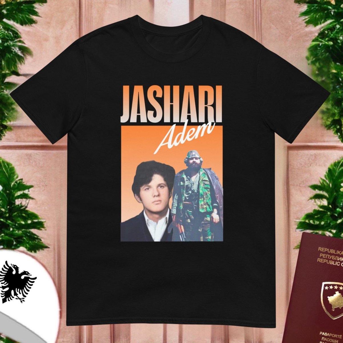 Adem Jashari Porträt T-Shirt - KosMode