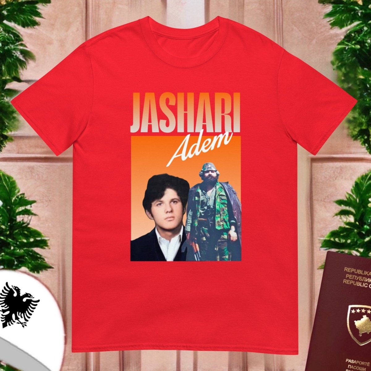 Adem Jashari Porträt T-Shirt - KosMode