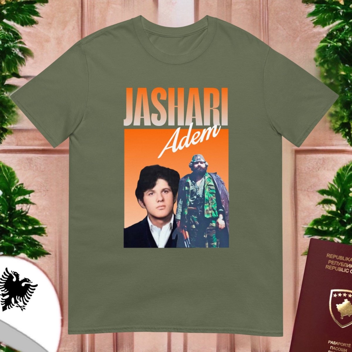 Adem Jashari Porträt T-Shirt - KosMode