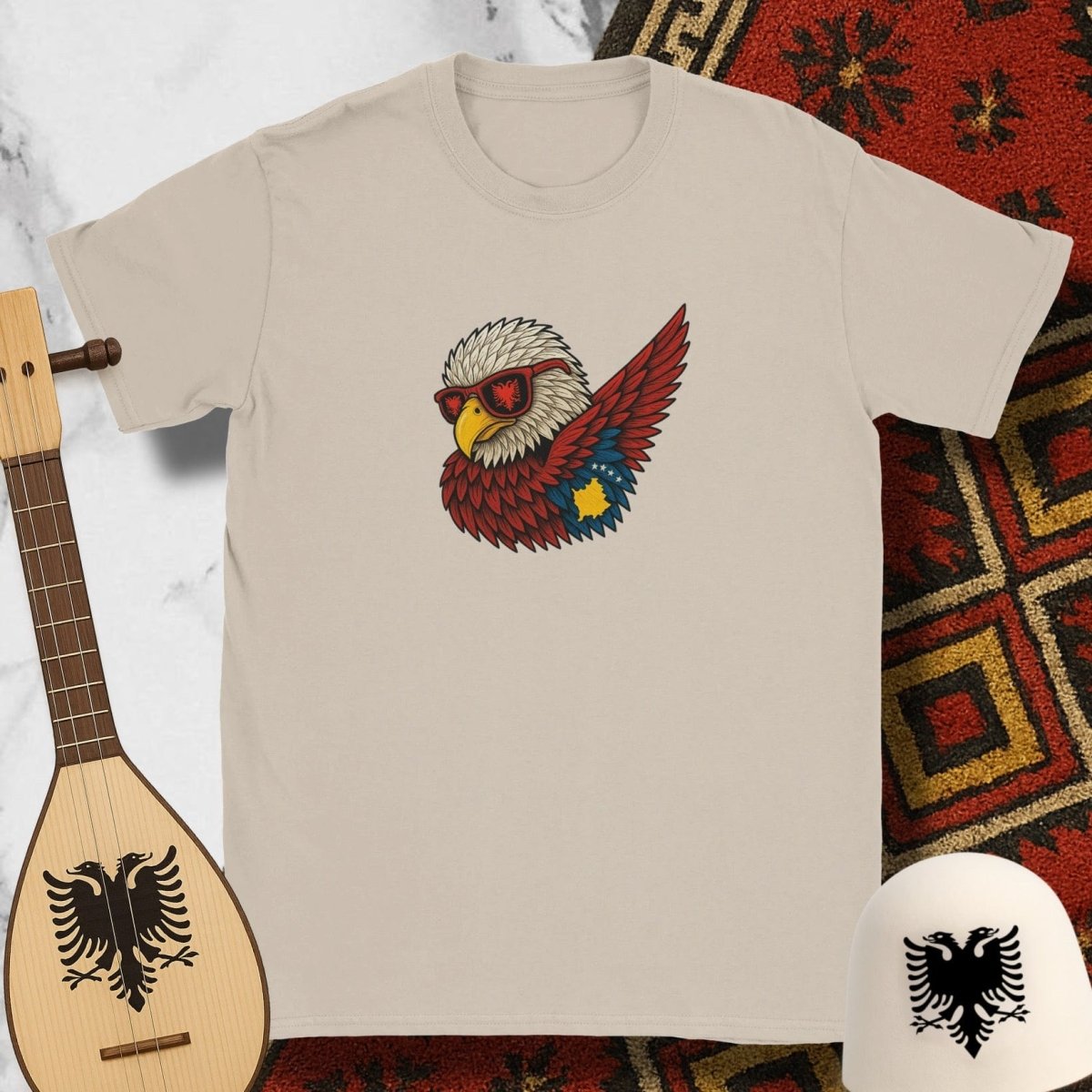Albanian Eagle T-Shirt - KosMode