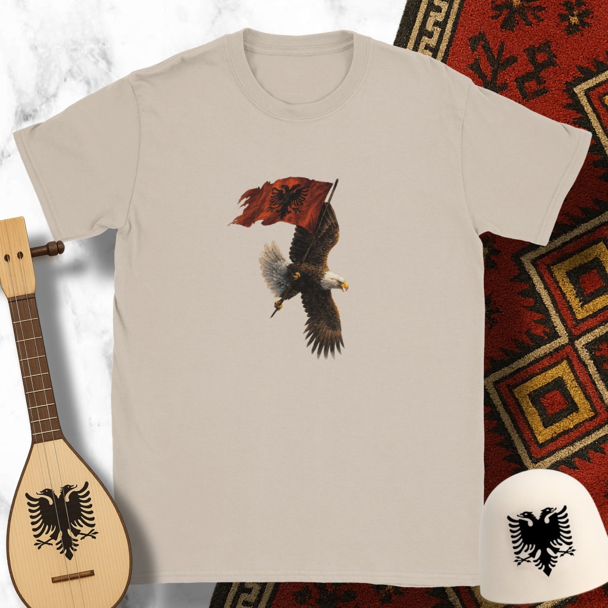 Albanian Eagle T-Shirt - KosMode