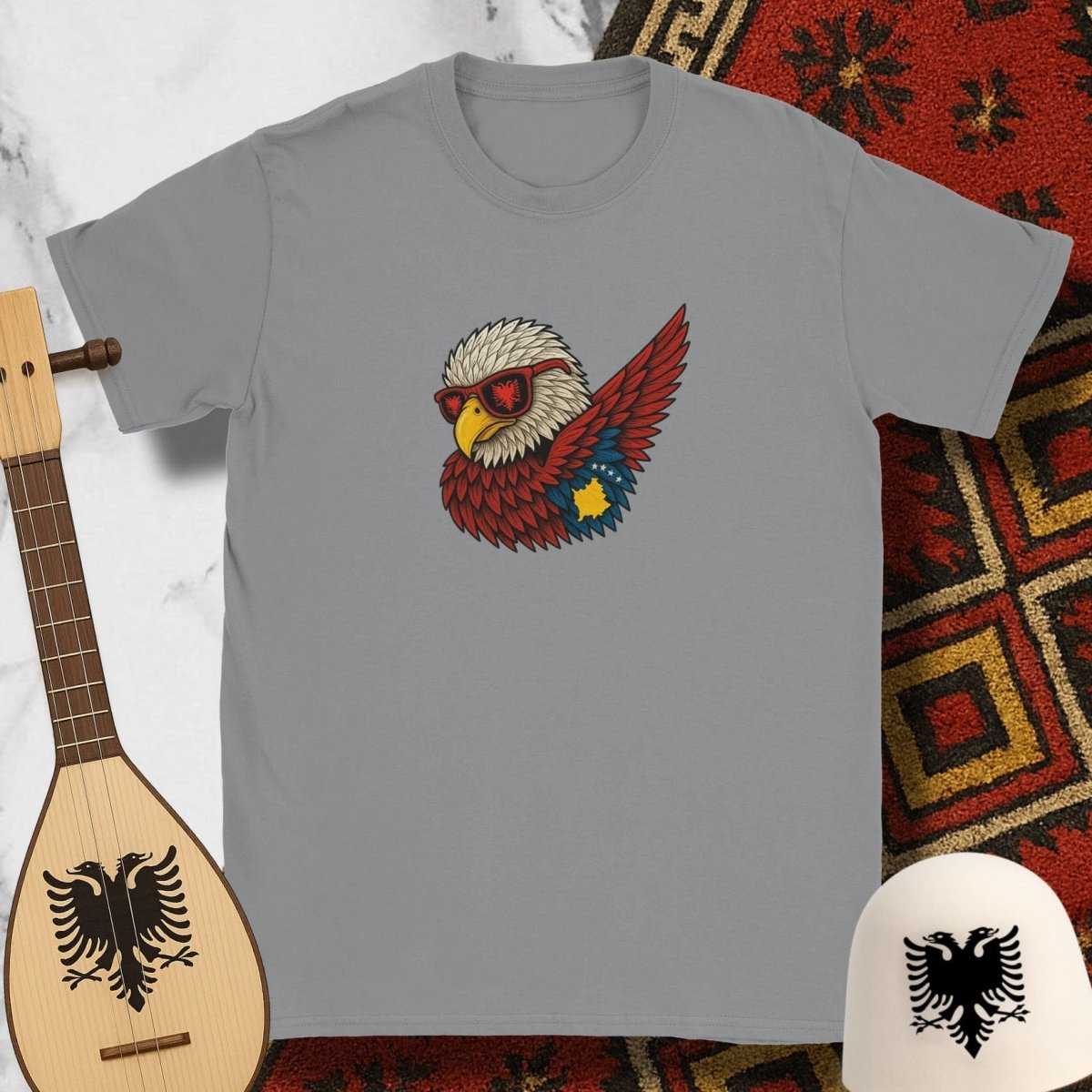 Albanian Eagle T-Shirt - KosMode