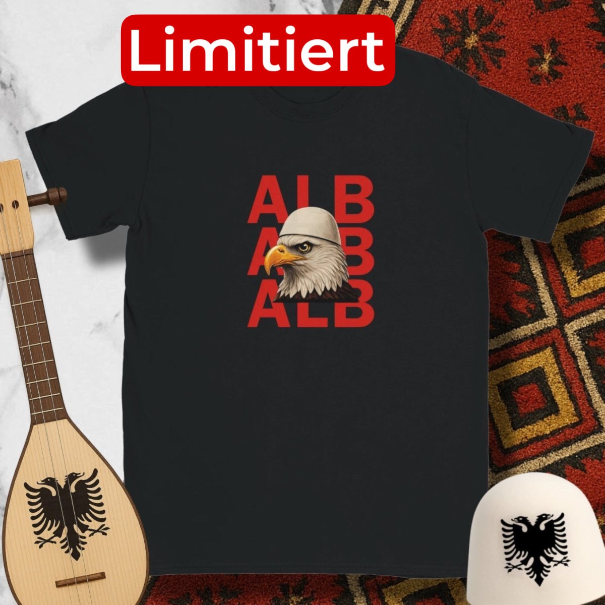 Albanian Eagle T-Shirt - KosMode