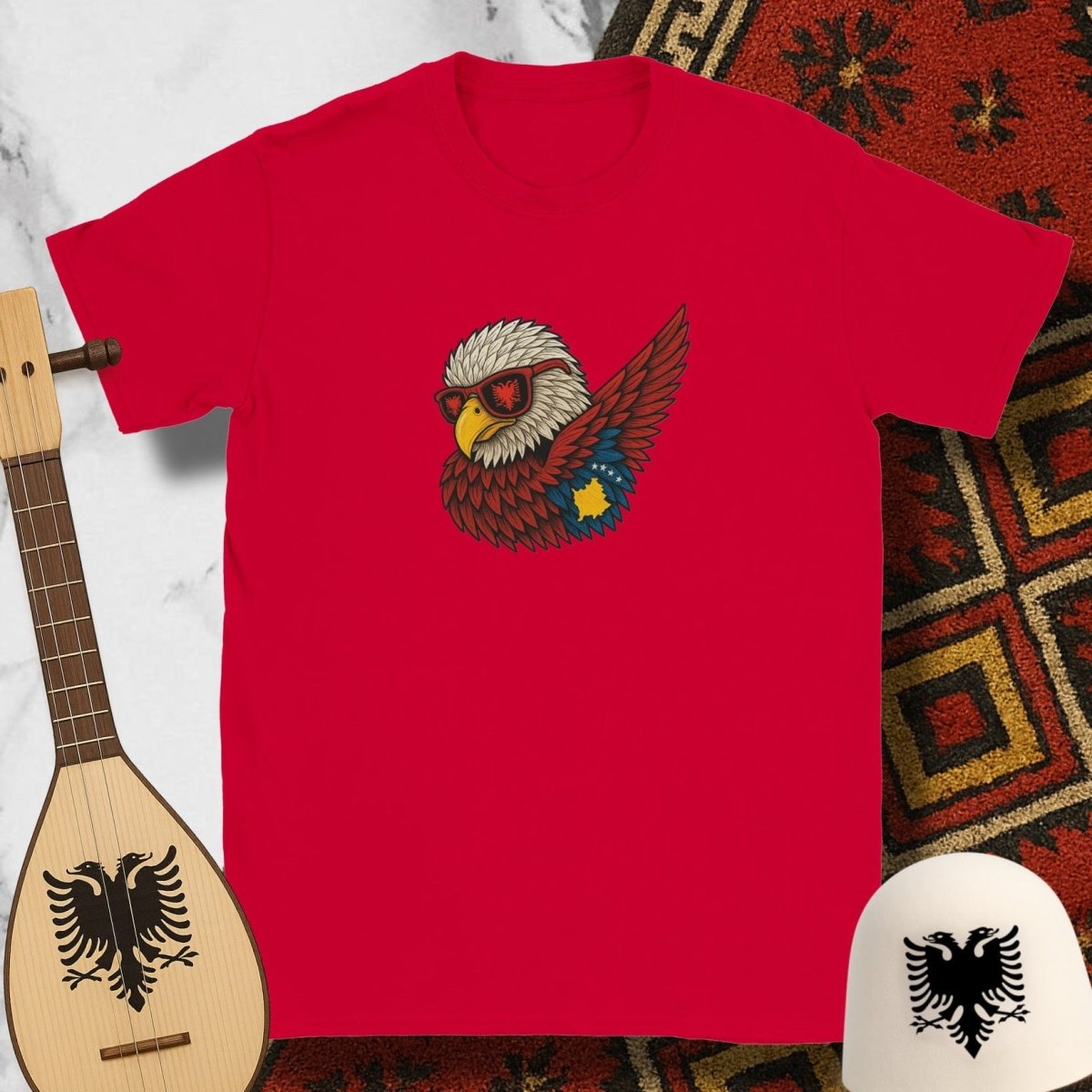 Albanian Eagle T-Shirt - KosMode