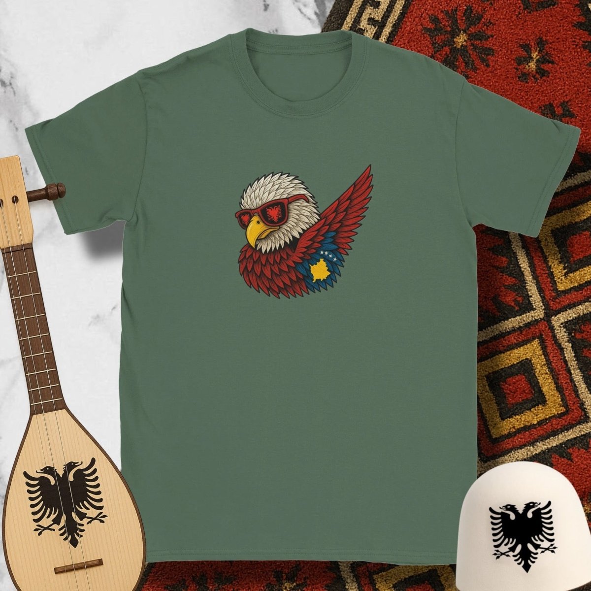Albanian Eagle T-Shirt - KosMode