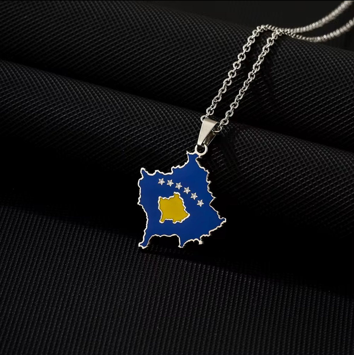 Kosovë Edelstahl Halskette - KosMode