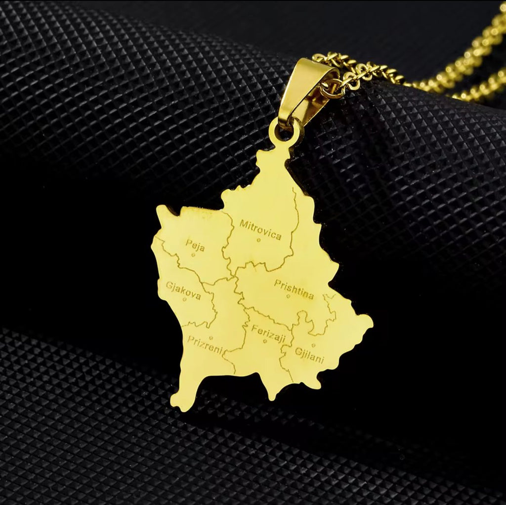 Kosovë Edelstahl Halskette - KosMode