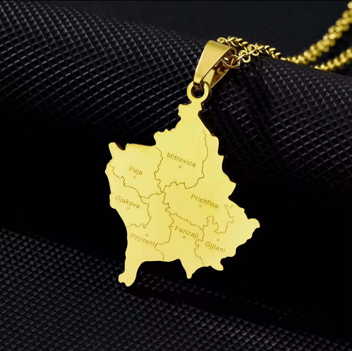 Kosovë Edelstahl Halskette - KosMode