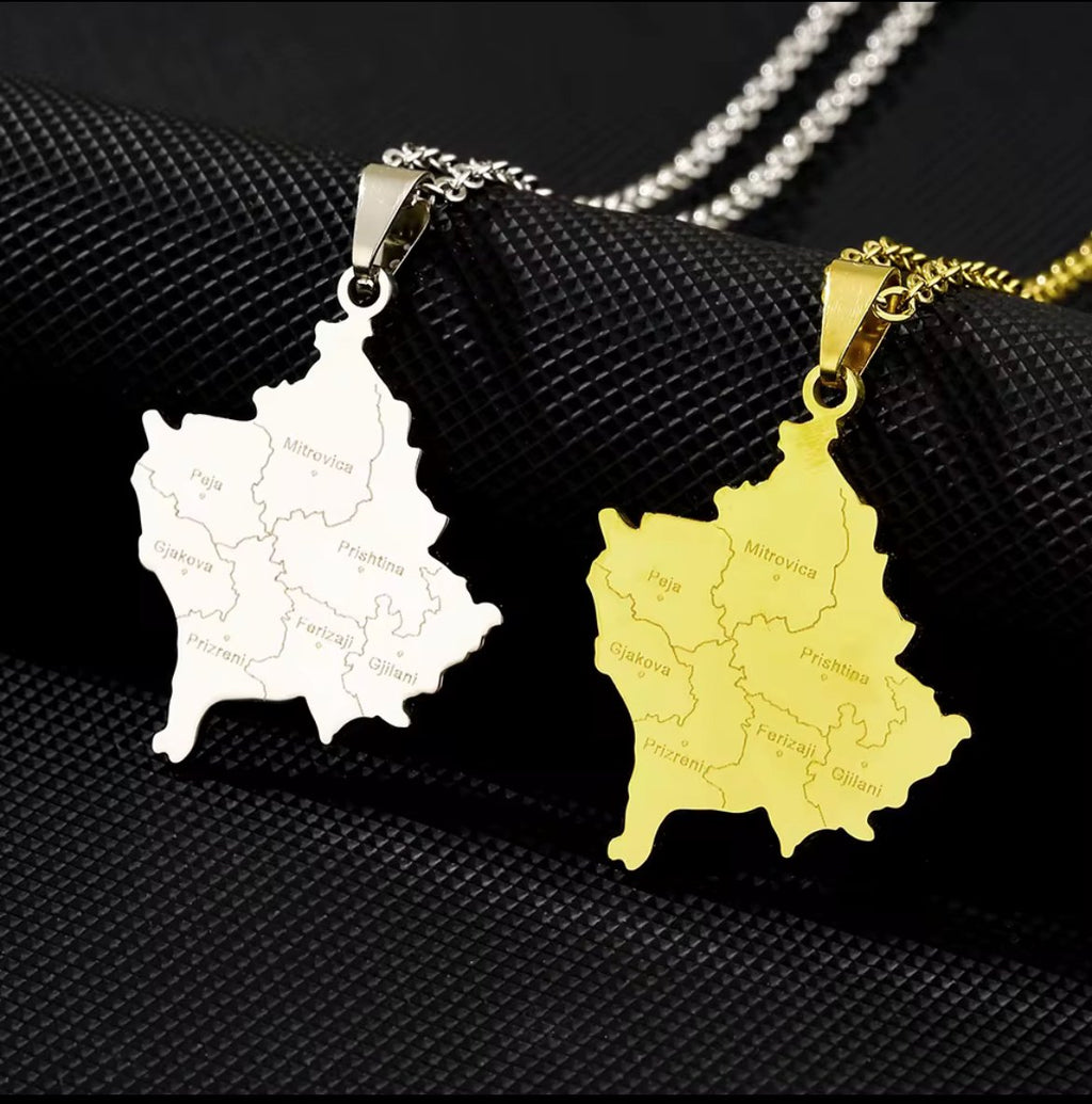 Kosovë Edelstahl Halskette - KosMode