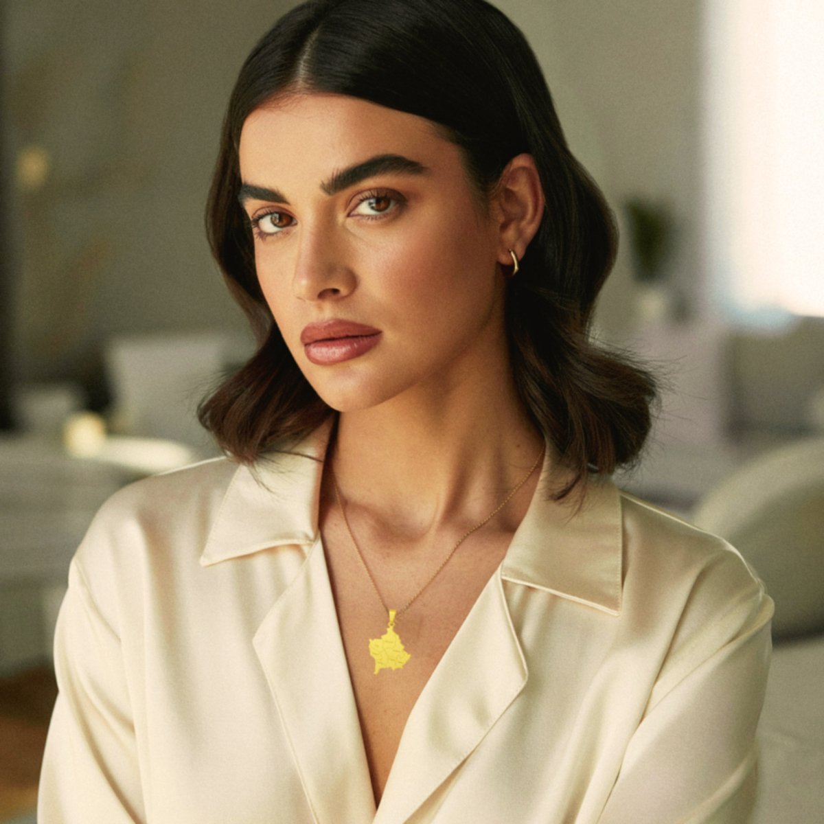 Kosovë Edelstahl Halskette - KosMode