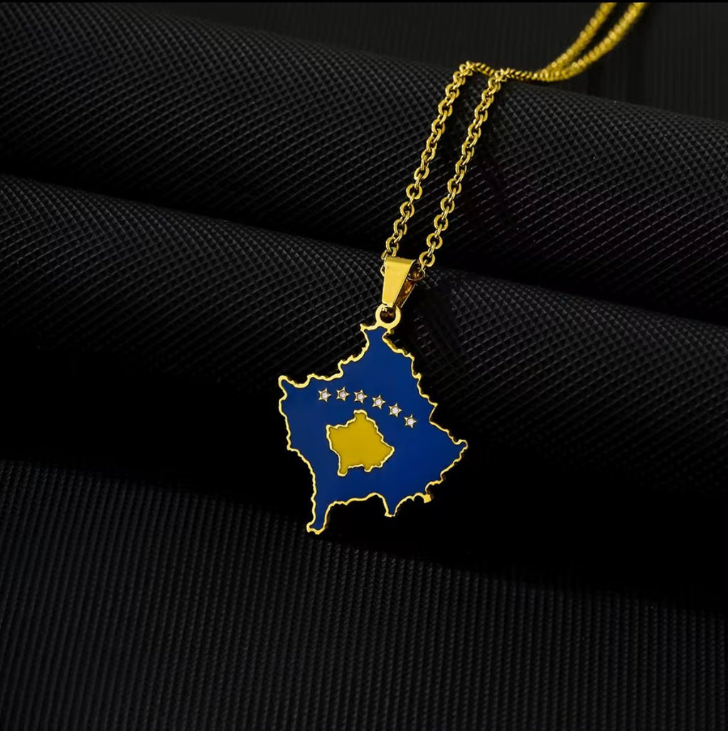 Kosovë Edelstahl Halskette - KosMode