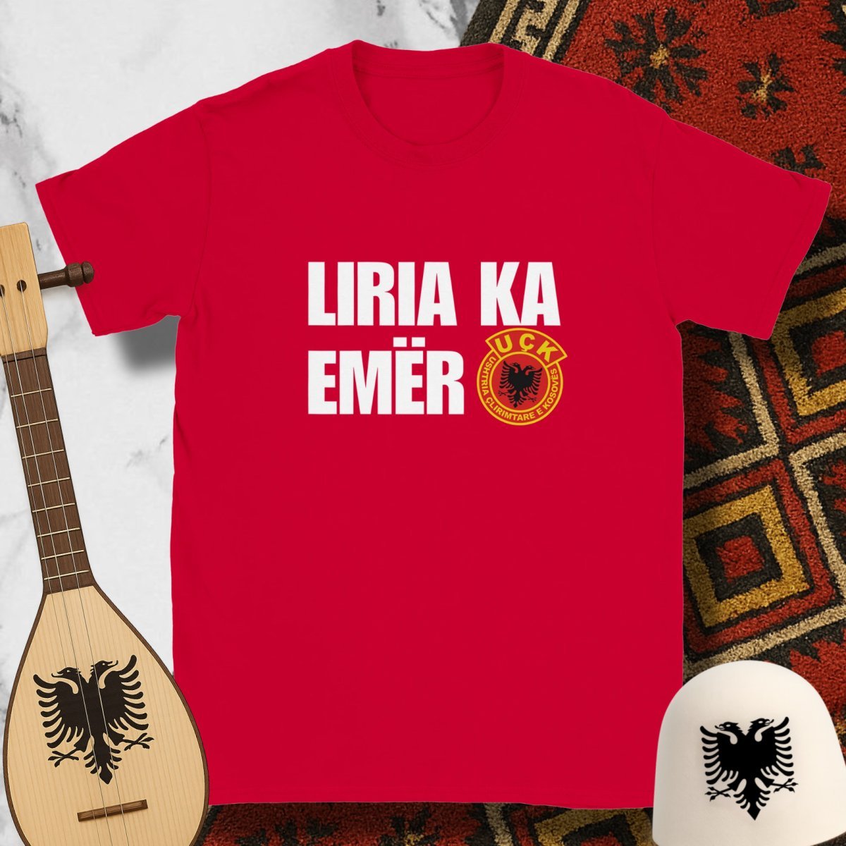 Liria ka emër T-Shirt - KosMode
